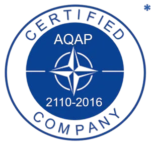 AQAP 2110:2016 quality assurance certification logo