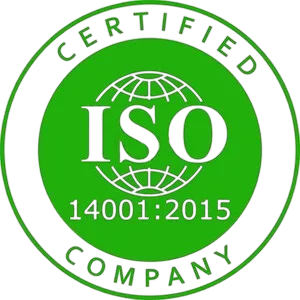 ISO 14001:2015 environmental management certification logo